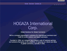 Tablet Screenshot of hogazaint.com